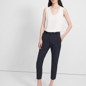 Theory Rib Trim Silk Shell NWT $245
